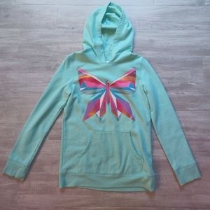 NWOT mint green butterfly soft hoodie